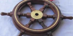 Wooden Ship Wheel