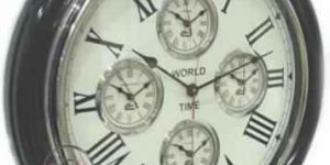 World Timer Wall Clock
