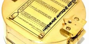 SOLID BRASS BRUNTON POCKET TRANSIT COMPASS