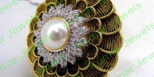 CHARMING CZ FLOWER RING