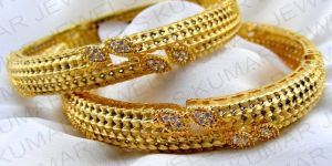 GOLDEN STONE BANGLES