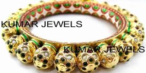 TRENDY ENAMELED COLORED STONE BEADED BRACELETS