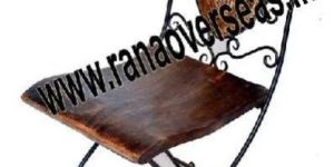 Wooden Iron Chair