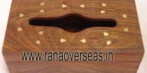 Wooden Tissue Box
