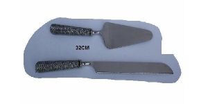 Weaved Handle Cake Server