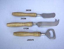 Wooden Handle Cheese Knife