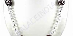 925 Sterling Silver Jewelry,fashionable Carnelian and Crystal Silver Necklace