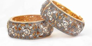 Diamond Victorian Bangles