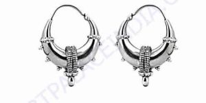 Indian Designer Silver Earring