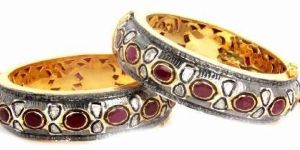 Ruby Victorian Bangles