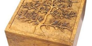 Mini Wooden Bangle Box in Antique Look