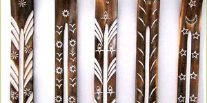 Vintage Wooden Ash Catcher Incense Stick
