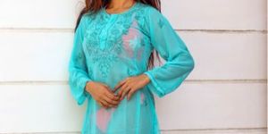 Georgette Fabric Designer Kurti