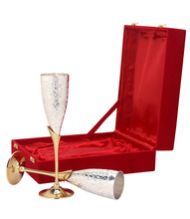 Silver Plated Wine Glass