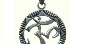 Sterling Silver AUM Pendant