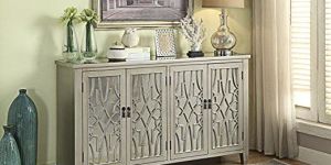 Dressing White Metal Plain Table