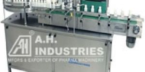 Automatic Linear Vial and Bottle Labeling Machine