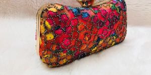 Embroidered Clutch Purse