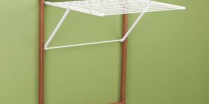 Wall Clotheshorse Kledy Cherry Wood