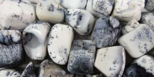 Gemstone Dendrite Opal Healing Tumbled Stone