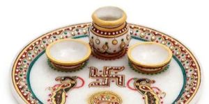 Marble Pooja Thali