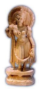 Standing Radha Carving