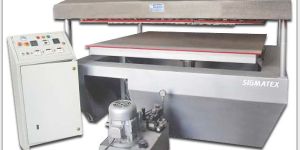 HEAT EMBOSSED OR HOT COMPRESSED MACHINE TABLE TYPE