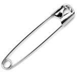 Nickel Plated Steel Safety Pin