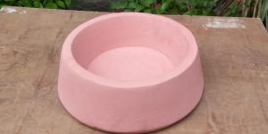 Concrete Dog Bowl