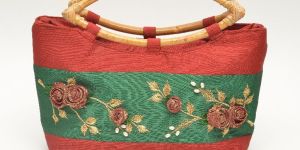 NHSC - 013 ( Eyelet silk hand bags)