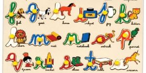 Cursive Alphabet Tray with Pictures