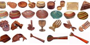 COLORED JOINT OOD CRAFTED TRAY ACCESSORIES