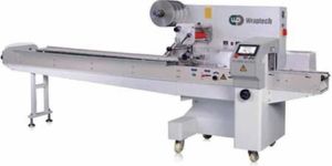 Top Film Loading Rotary Flow Wrap Machine