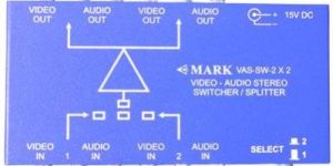 2 Way Video-Audio Stereo Switcher