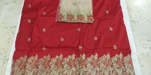 African George Embroidered Sarees