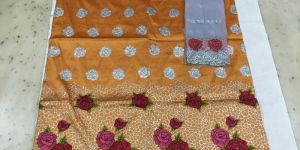 Embroidered Net Fabrics