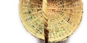 Handle Bamboo Pooja Basket