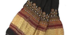 Cotton Rajasthani Mirrored Shawl