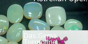 Opal and Tourmaline Stone