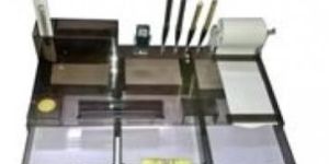 Rasper Executive Pen Stand with Paper Roll Pad