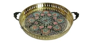 Brass Round Tray
