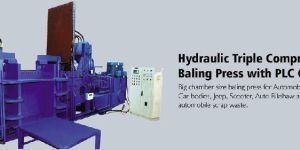 Triple Compression Baling Press
