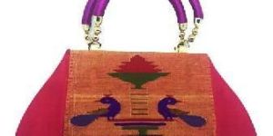 Pure Silk Paithani Clutch