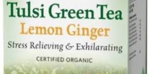 Tulsi Green Lemon Ginger Tea
