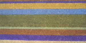 Vinyl Backed Coir Door Mats