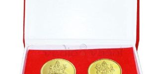 Laxmi Ganesh Copper Coin