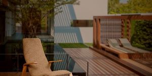 BEECH WOOD ROCKING CHAIR