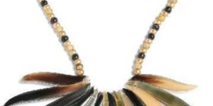 buffalo ho beaded necklace
