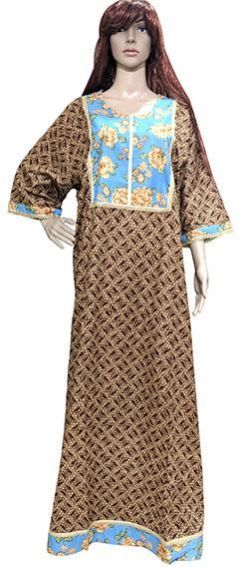 MAXI GOWN COTTON FABRIC