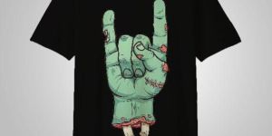 MEN PRINTED T-SHIRTS (ZOMBIE HAND)